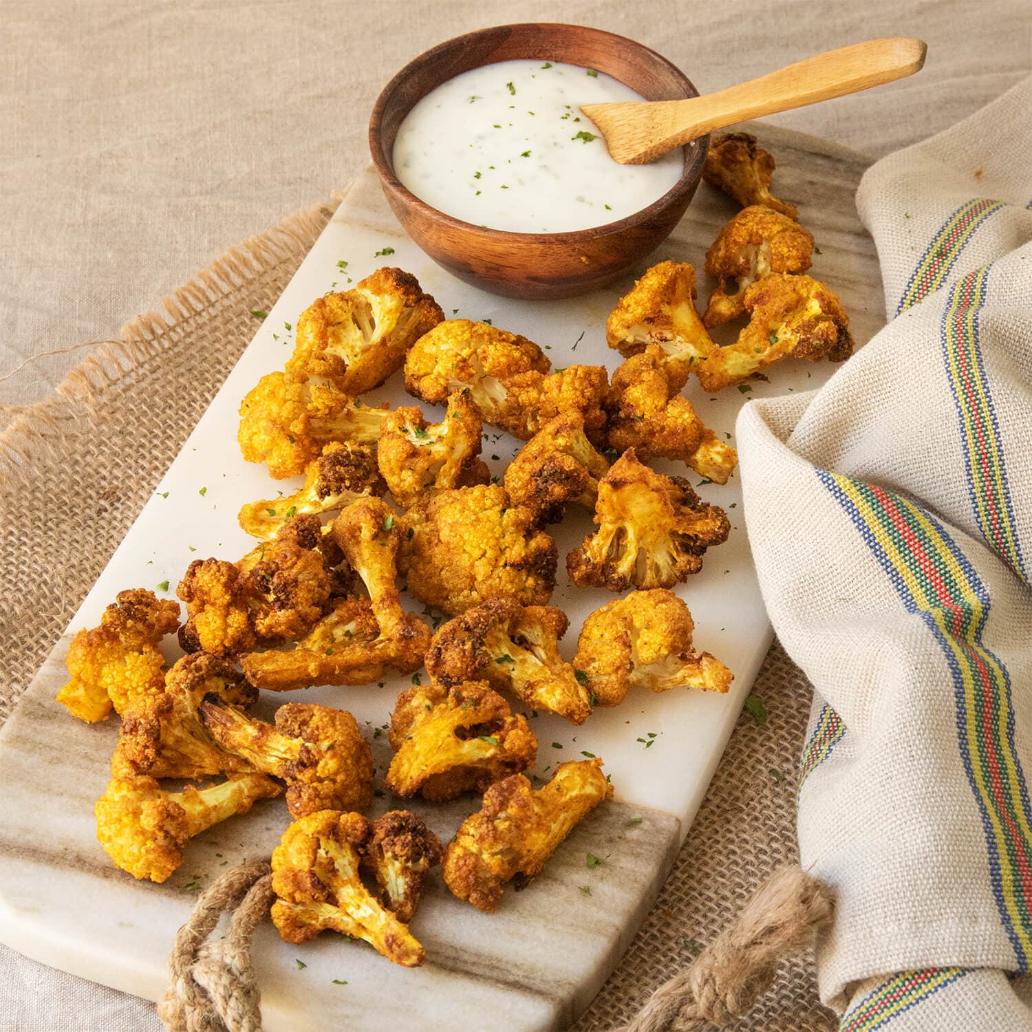 Coliflor especiada en Cecofry
