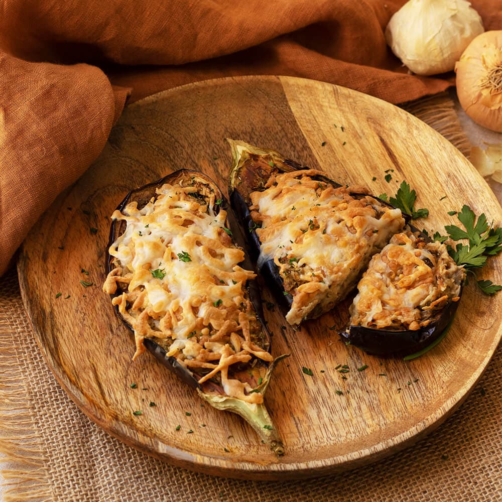 Berenjenas rellenas de atún en Cecofry