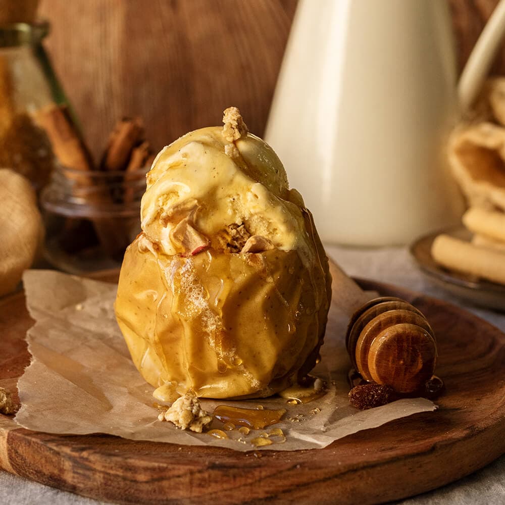 Manzana asada rellena en Cecofry