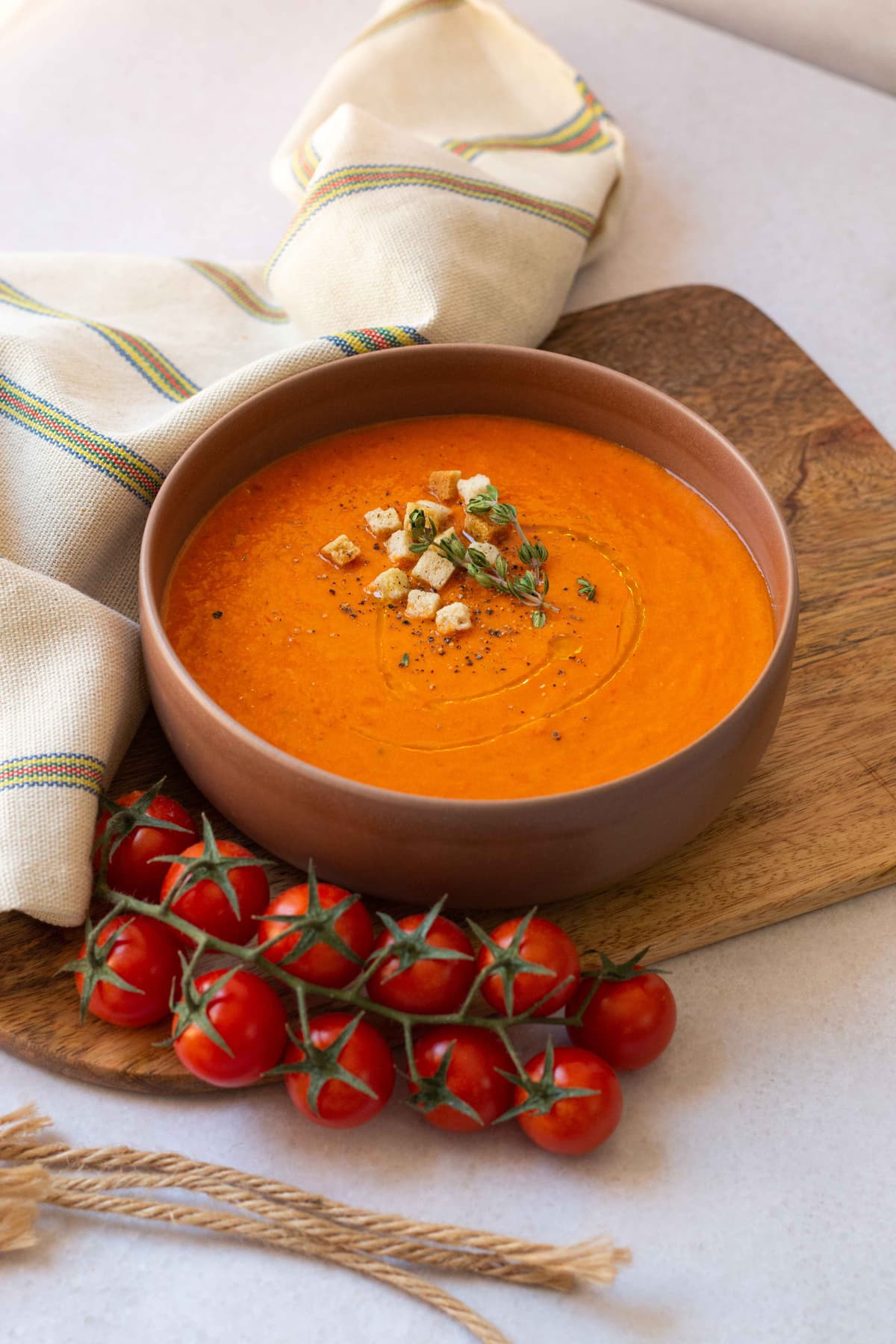 Crema de tomate veraniega en Mambo
