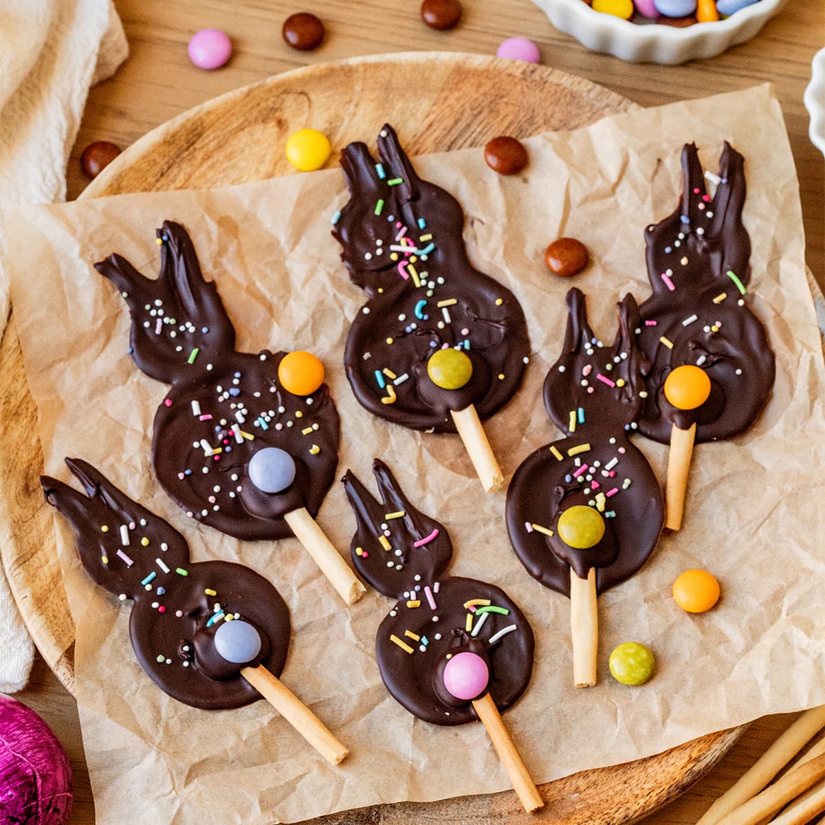 Piruletas Pascua en Mambo
