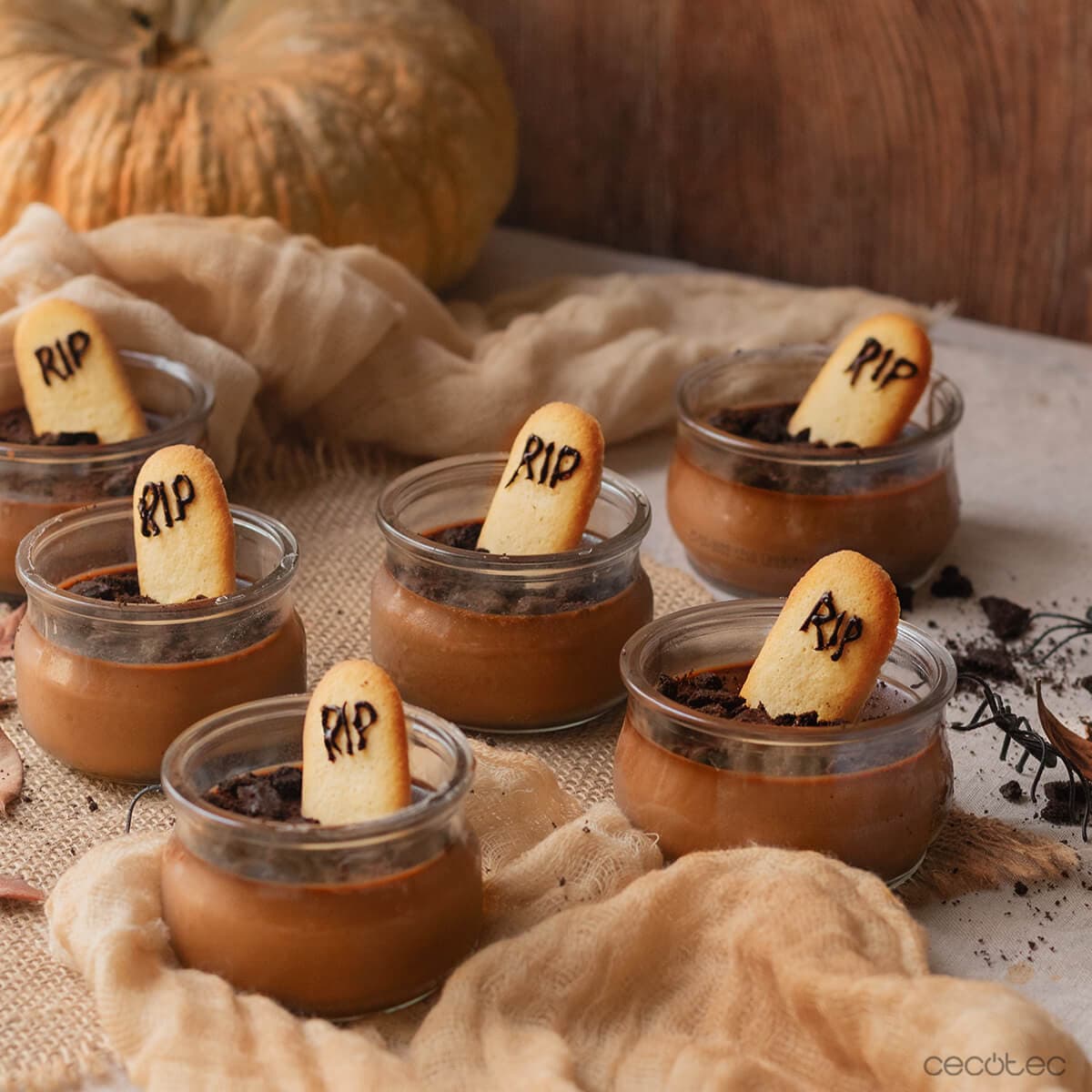 Panna cotta de Halloween en Mambo