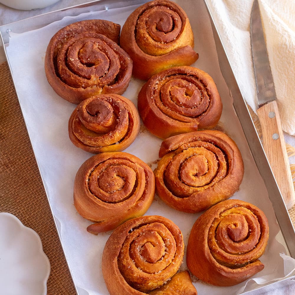 Cinamon Rolls de calabaza en Mambo y Cecofry