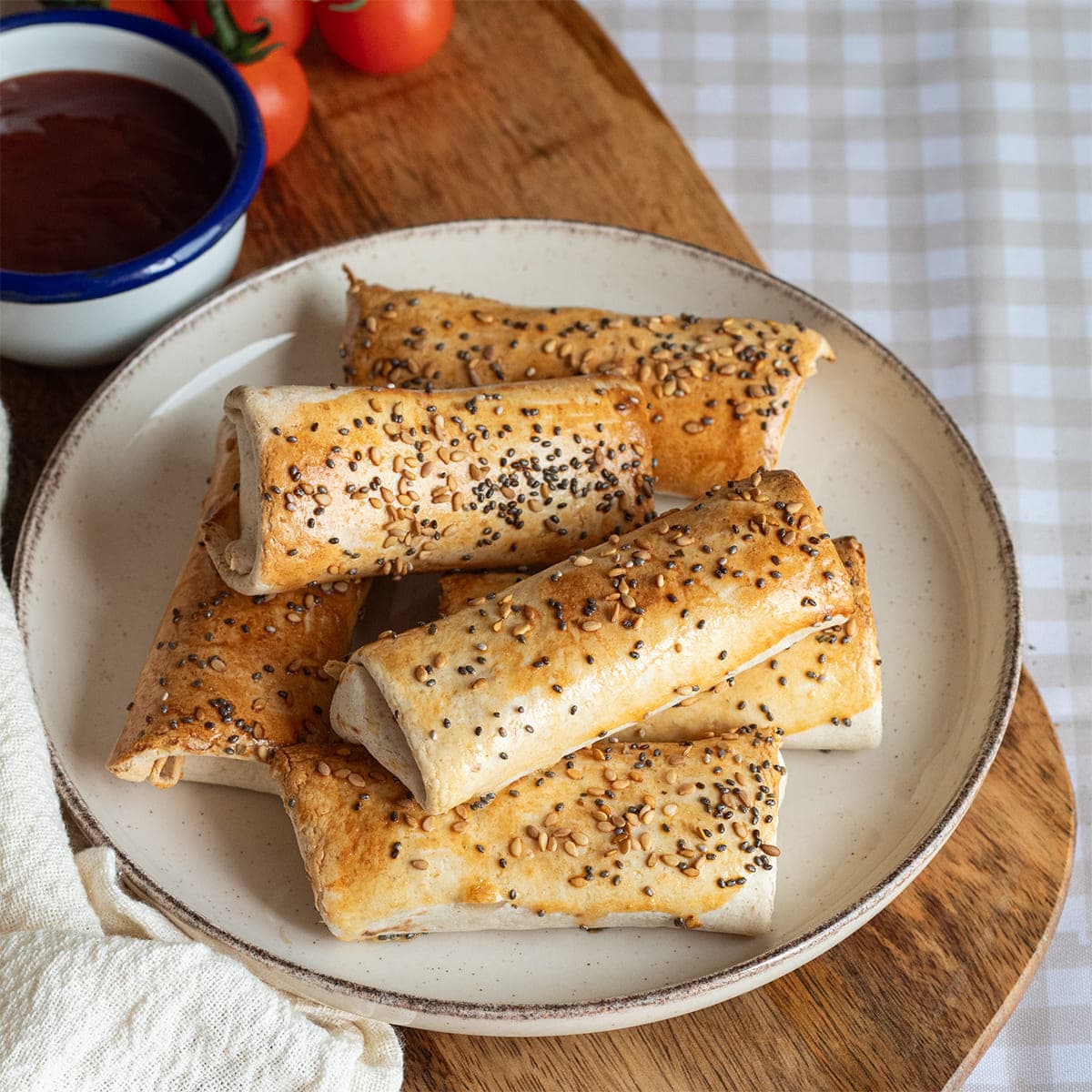 Tequeños estilo griego en Cecofry