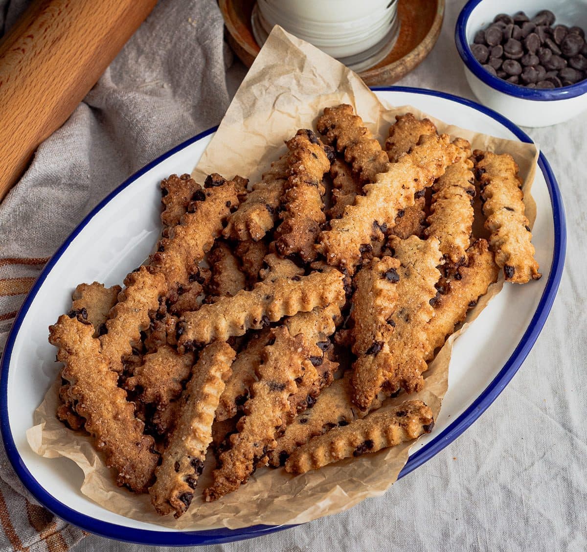 Leche con cookie fries en Mambo y Cecofry