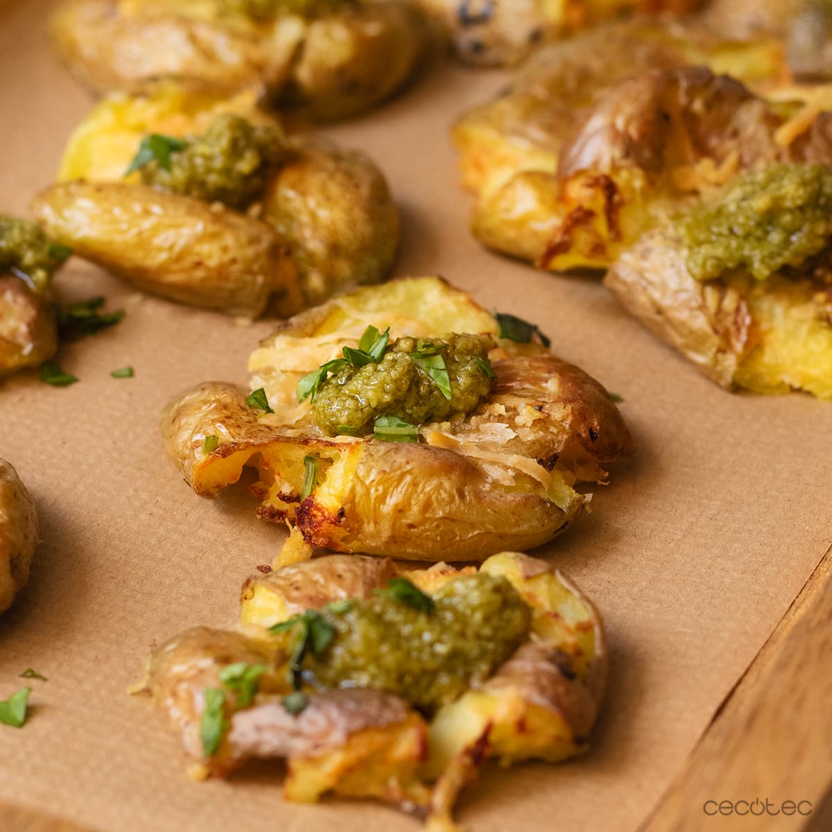Patatas chafadas en Cecofry