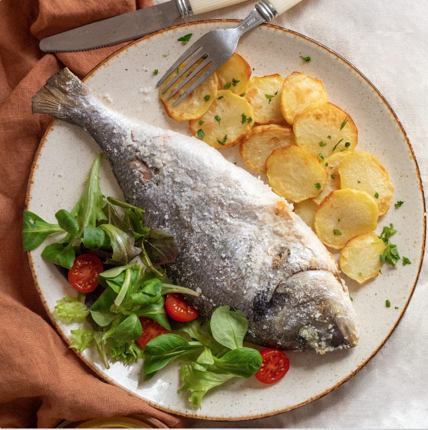Dorada a la sal en Cecofry