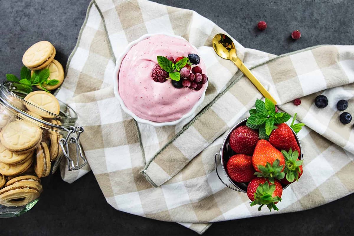 Espuma de fresas en Mambo