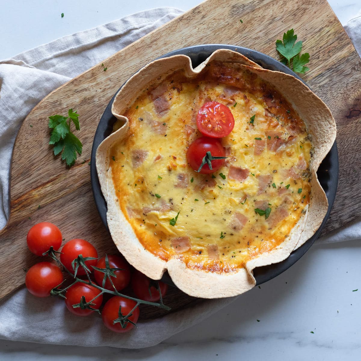 Quiche rápida en Cecofry